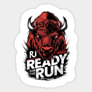 Bison Charge: Ready to Run Sticker